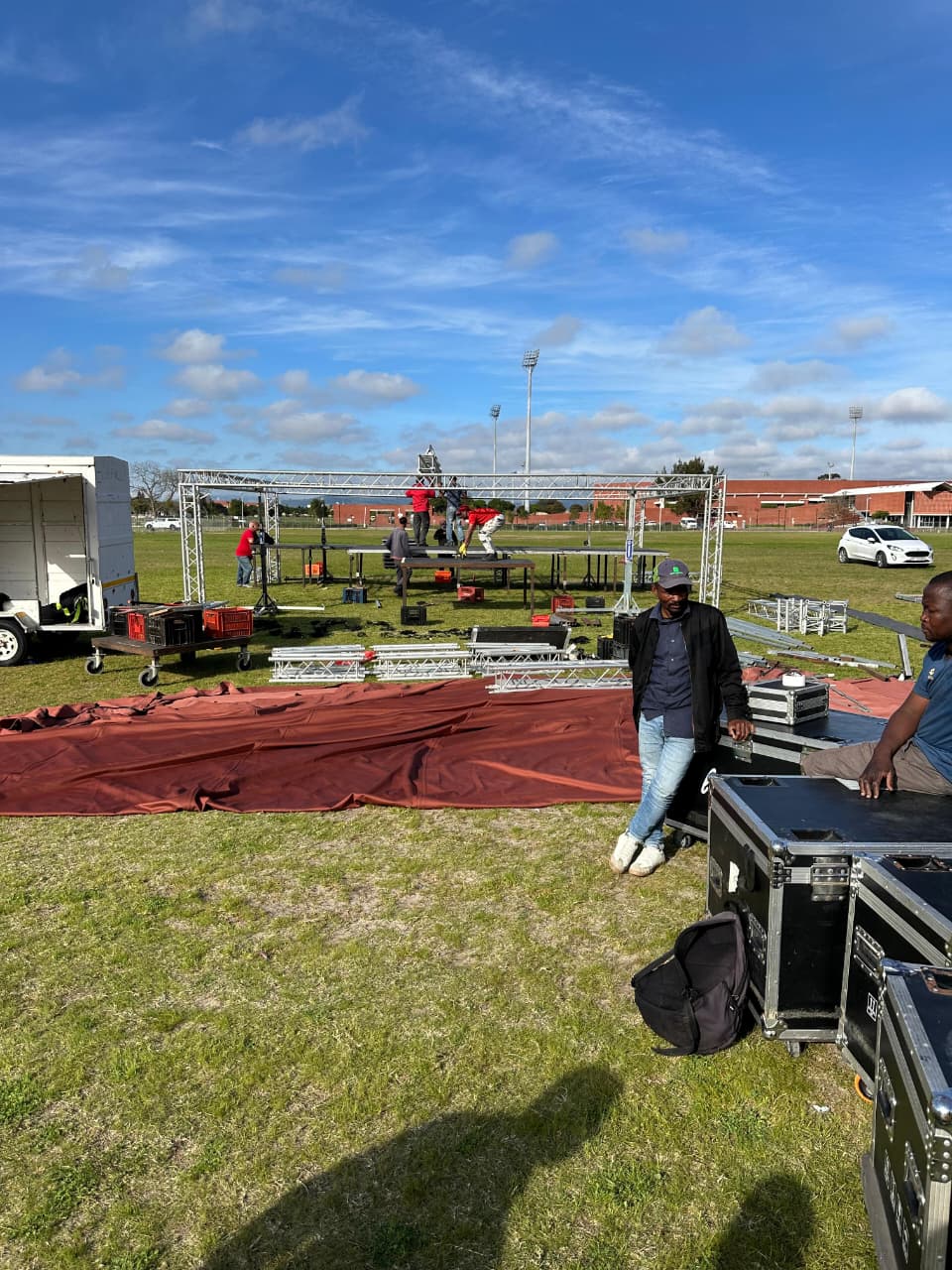 Audience enjoying a live entertainment performance at an event